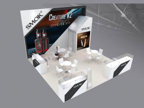 SMOK美国展台模型