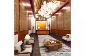 中式会所大堂接待区