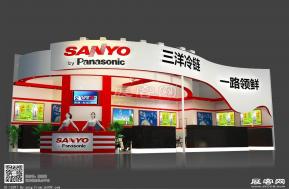 三洋冷链展览模型图片