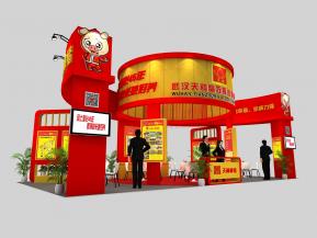 武汉天种畜牧展览模型