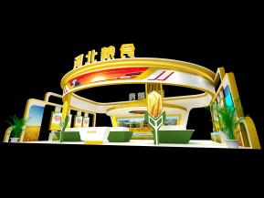 河北粮食展览模型