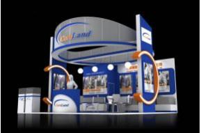 房唐国际展览模型图片