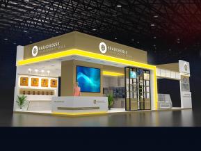 跨境贸易展览模型