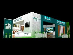 森泰木塑展览模型