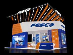 FESCO展台效果图