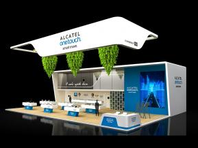 ALCATEL展台模型