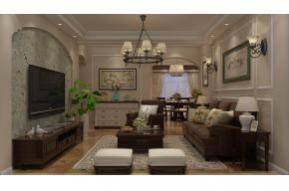 美式客厅挂画3D模型图片