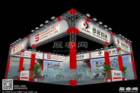 邰展机械展台模型