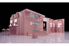 快闪店美陈3D模型