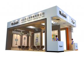 上空照照展台模型