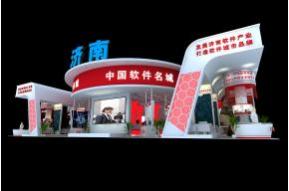 济南展台模型图片