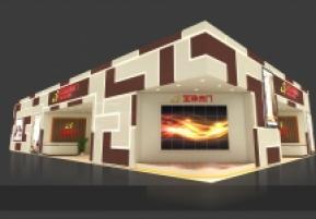 宝珠木门展览模型