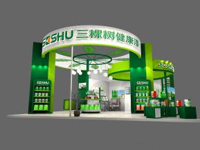 三棵树展览模型