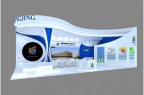 憧憬科技展台设计模型图片