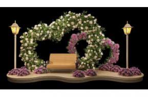 花艺情人节美陈