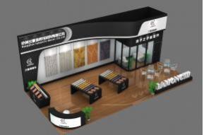 兰曼琦墙布展台模型图片