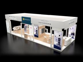 法国贝德玛 雅诗敦化妆品展台