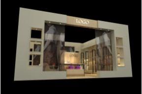 花都展团展台模型效果图