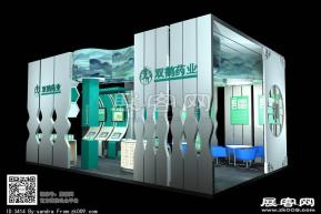 双鹤药业展台模型图片