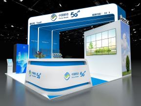 中国移动展台模型