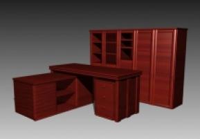 办公台模型