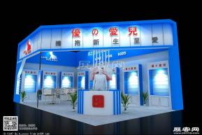 优之爱儿生物医药展台模型图片