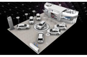 别克展台模型图片