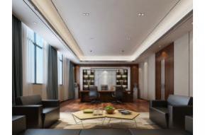 现代董事长办公室3D模型