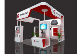 瑞士军包礼品展台模型图片