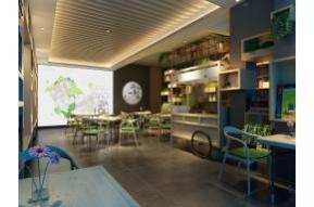 新中式火锅店3D模型效果图