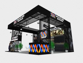 新维美染织展览模型