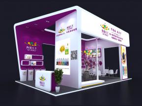 梅满天下展台模型