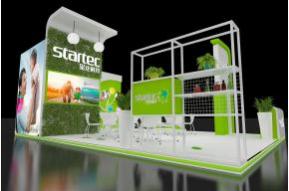 广州星业展台模型