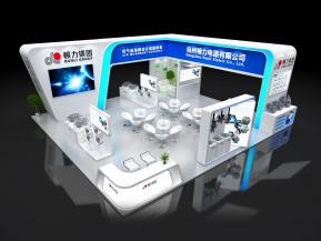 顿力电器展览模型