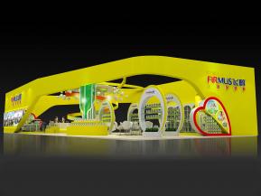 飞鹤乳业展览模型