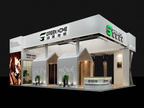 绿家地板展览模型