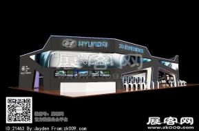 现代汽车展台模型图片