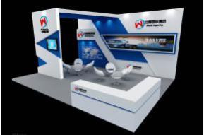 文鼎国际集团展台模型