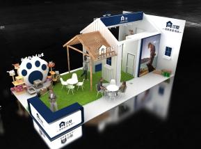 爪墅宠物展台模型