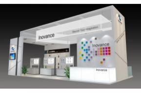 Inovance展台模型图片