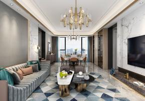 客厅餐厅3D模型