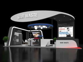 WAR WAESTE展台模型