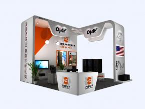 万度电子展览模型