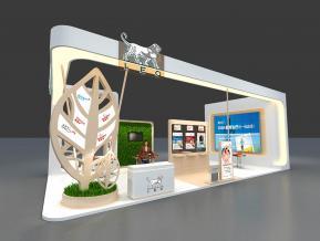 LEO品牌展展台3D模型