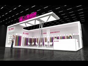 三顶织带展览模型