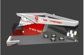 郁金香展览模型