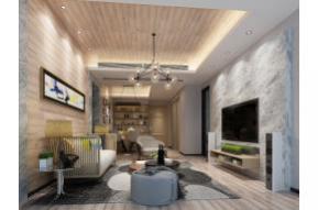 北欧公寓客餐厅3D模型图片