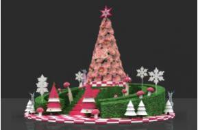 圣诞美陈装饰3D模型