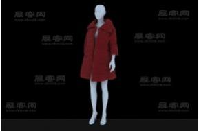 羽绒服模物3D模型