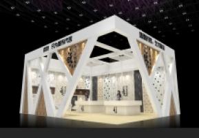 奇特墙布展览模型